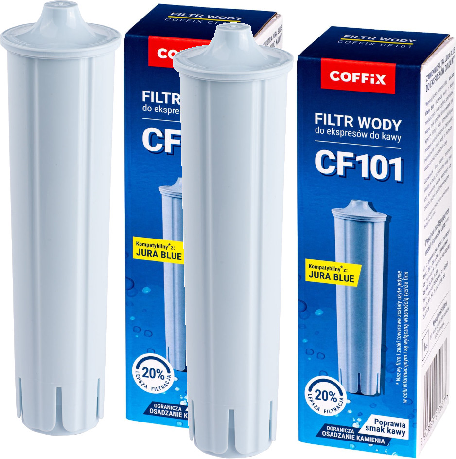 COFFIX Filtr do Ekspresu JURA E8 ENA8 E6 S8 J6 A1 A7 D6 Zamiennik Claris x2