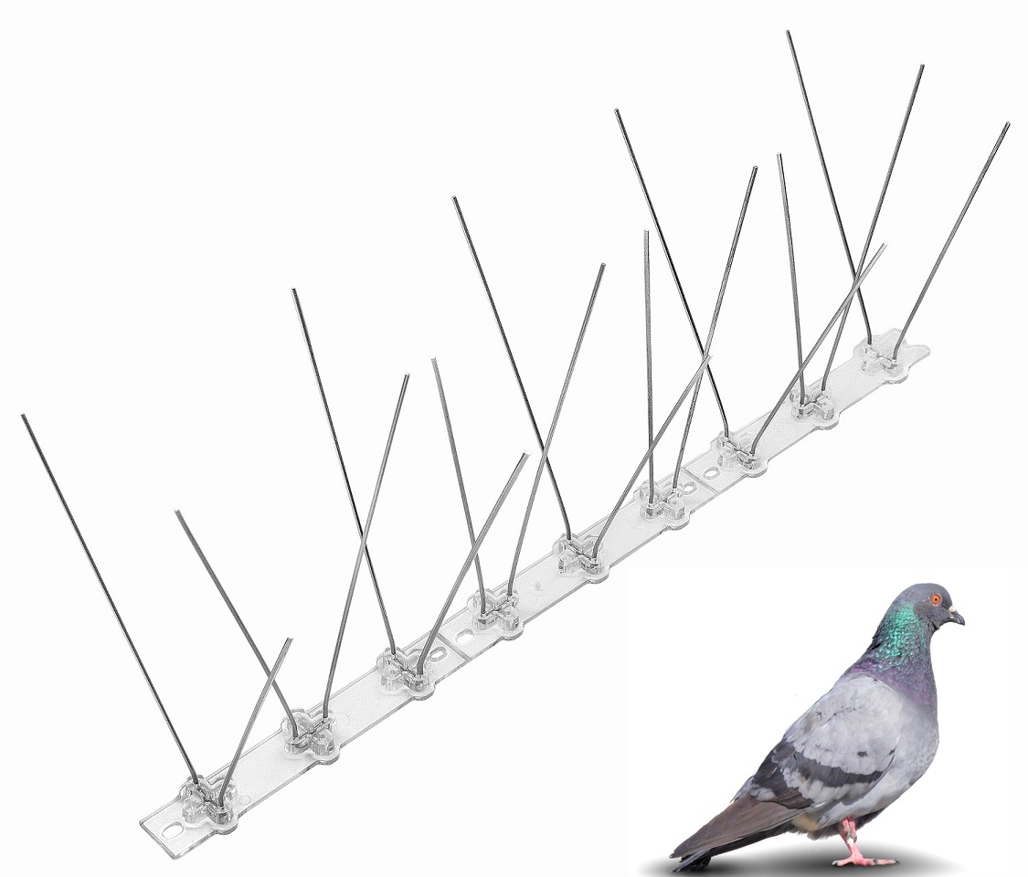 MADÁRRIASZTÓ TÜSKE ROZSDAMENTES GALAMBOK MADARAK ELLEN 3 SOROS U2