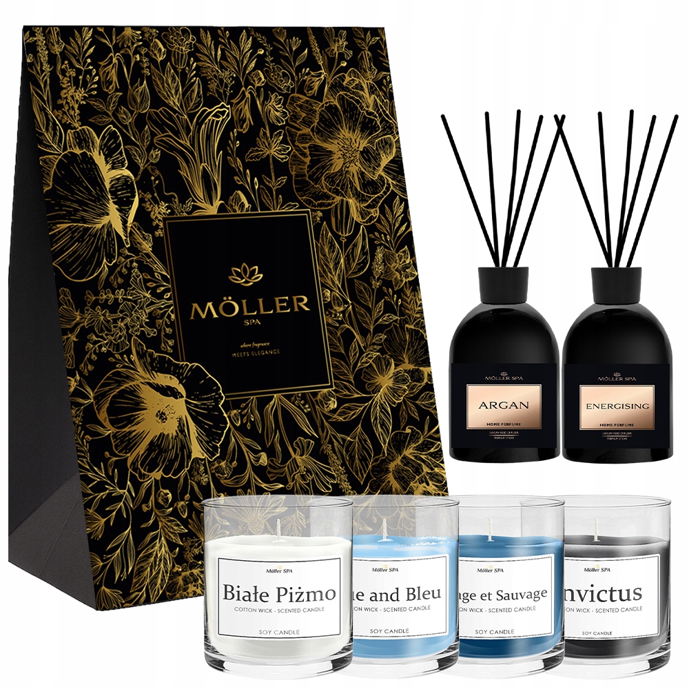 Sada pánských vůní Dárkový koš Svíčky a difuzéry
