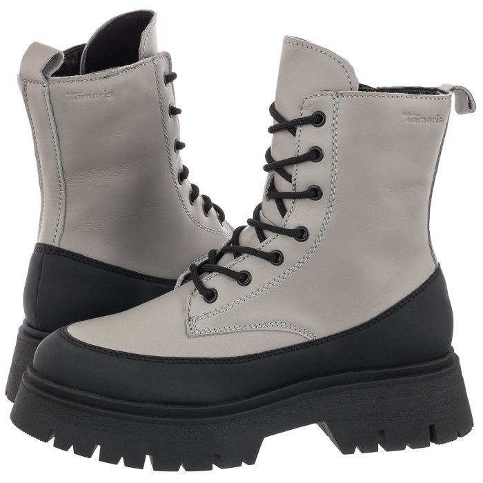 Dámské Boty Kotníkové Boty Workery Tamaris Šedé 1-25230