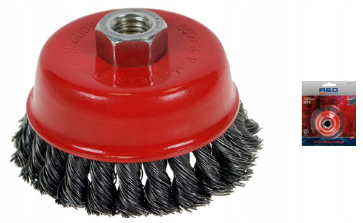 

Szczotka druciana doczołowa splot 100 M14