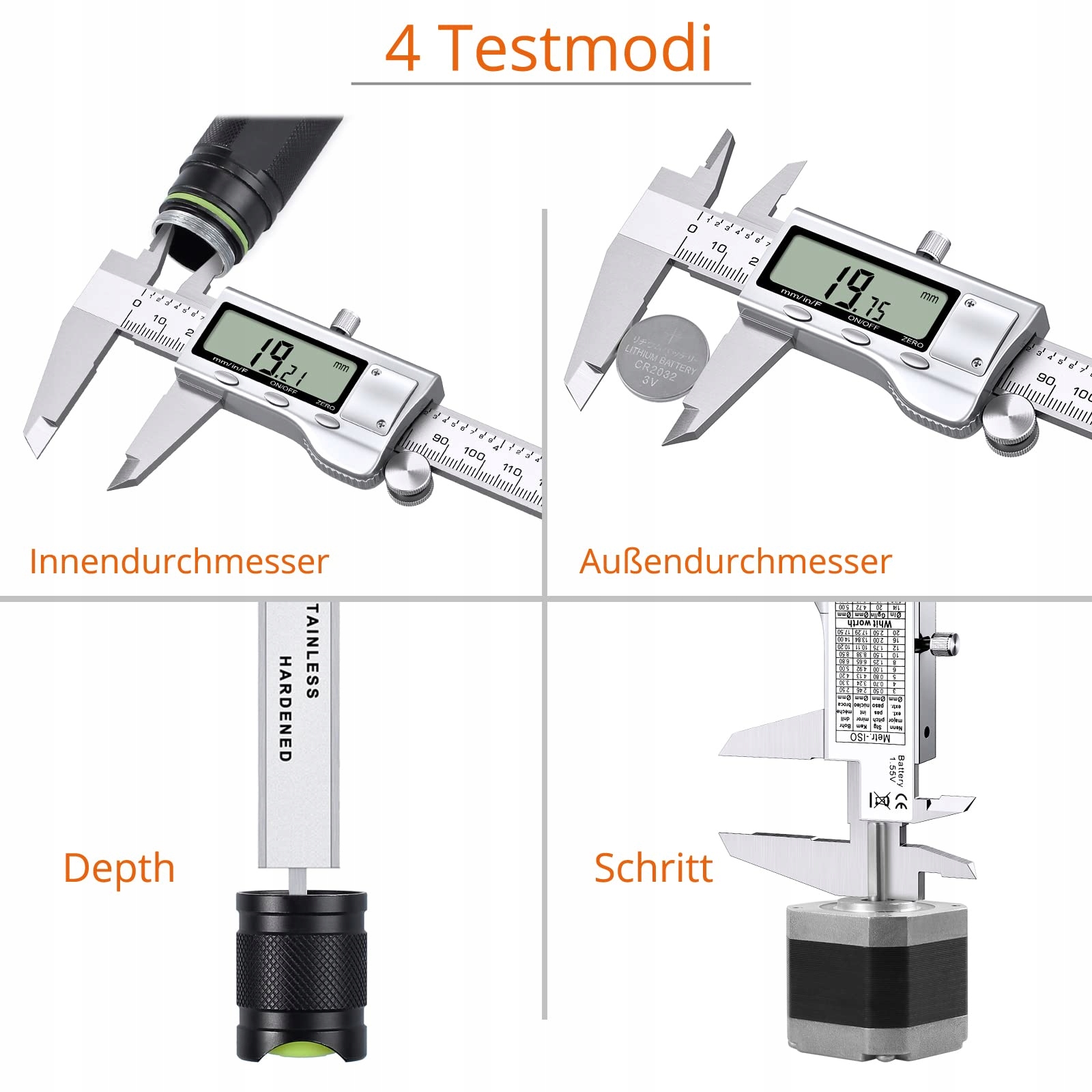 PROSTER Cyfrowa Suwmiarka 150mm Elektroniczny Miernik Długości Szerokości — miniatura 3