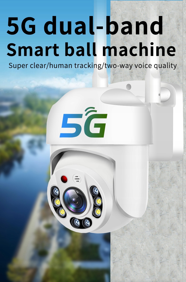 Otočná Kamera 5G Venkovní Ip Wifi Full Hd Tuya