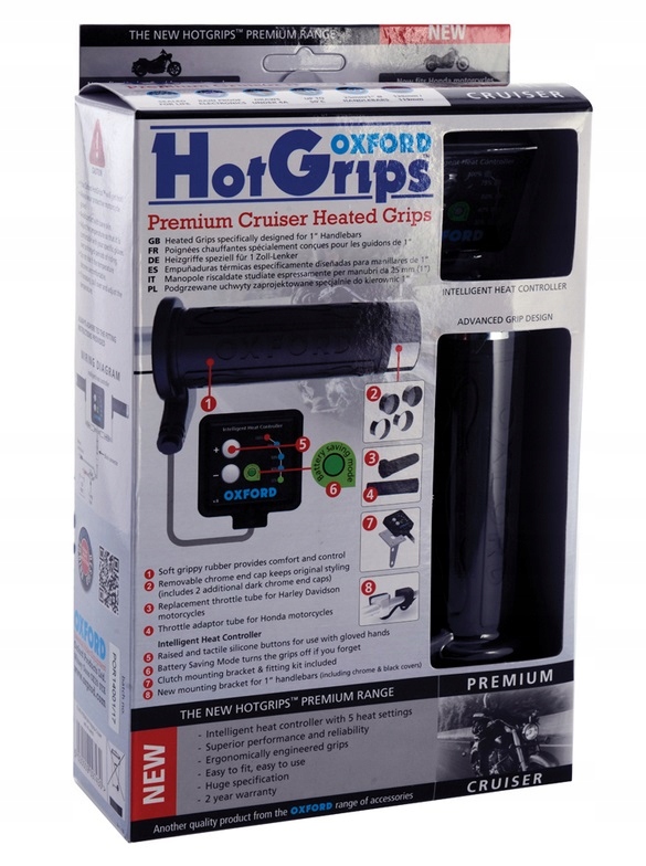 

EL800 Podgrzewane Manetki Oxford Premium Cruiser