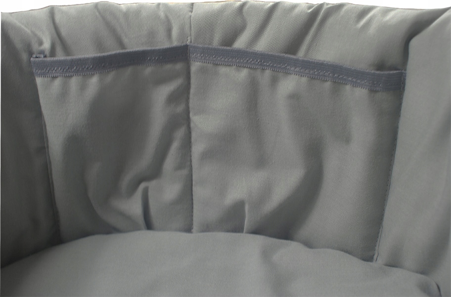 USZTYWNIONA WKŁADKA DO GONDOLI WÓZKA DZIECIĘCEGO Z BUDKĄ NA ZAMEK SZ Kod producenta OT_SZARY