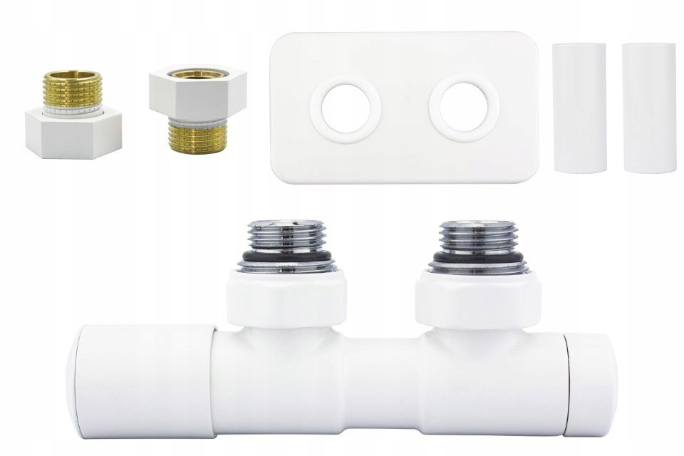 Ventil reg Twins bílý mat levý GZ1/2 AiO r.pros