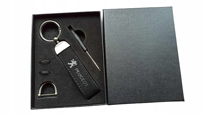 Peugeot Brelok Breloczek Czarna Nić Pudełko