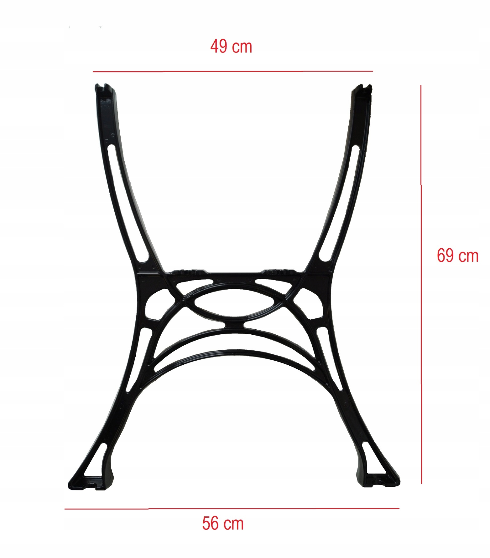 NOGA NOGI ALUMINIOWE DO STOŁU ŁAWKI KRÓLEWSKA 1SZT Linia NOGA KRÓLEWSKA