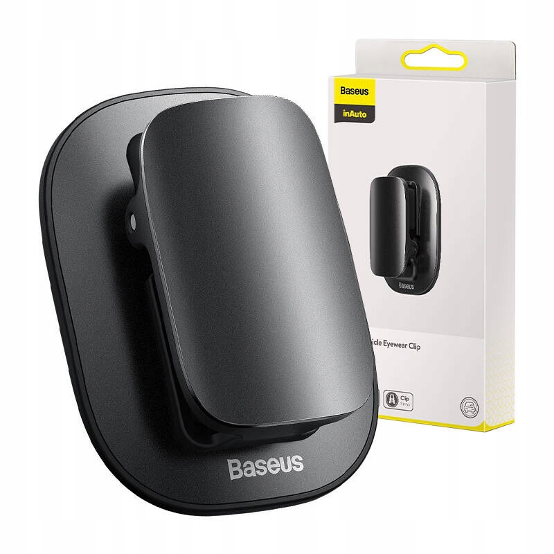 BASEUS STABILNY SAMOPRZYLEPNY WIESZAK UCHWYT SAMOCHODOWY MOCOWANIE OKULARÓW