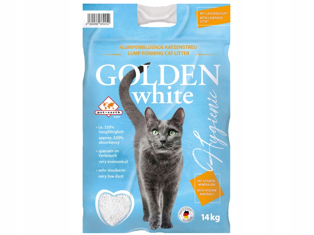 Levně Stelivo Golden White 14 kg