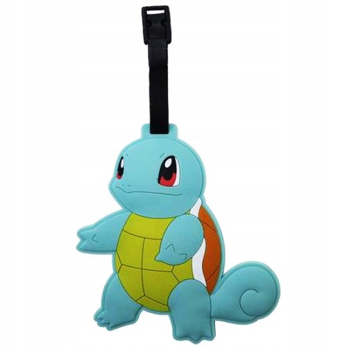 Zawieszka Przypinka Adresówka Tag do walizki plecaka torby Pokemon Squirtle