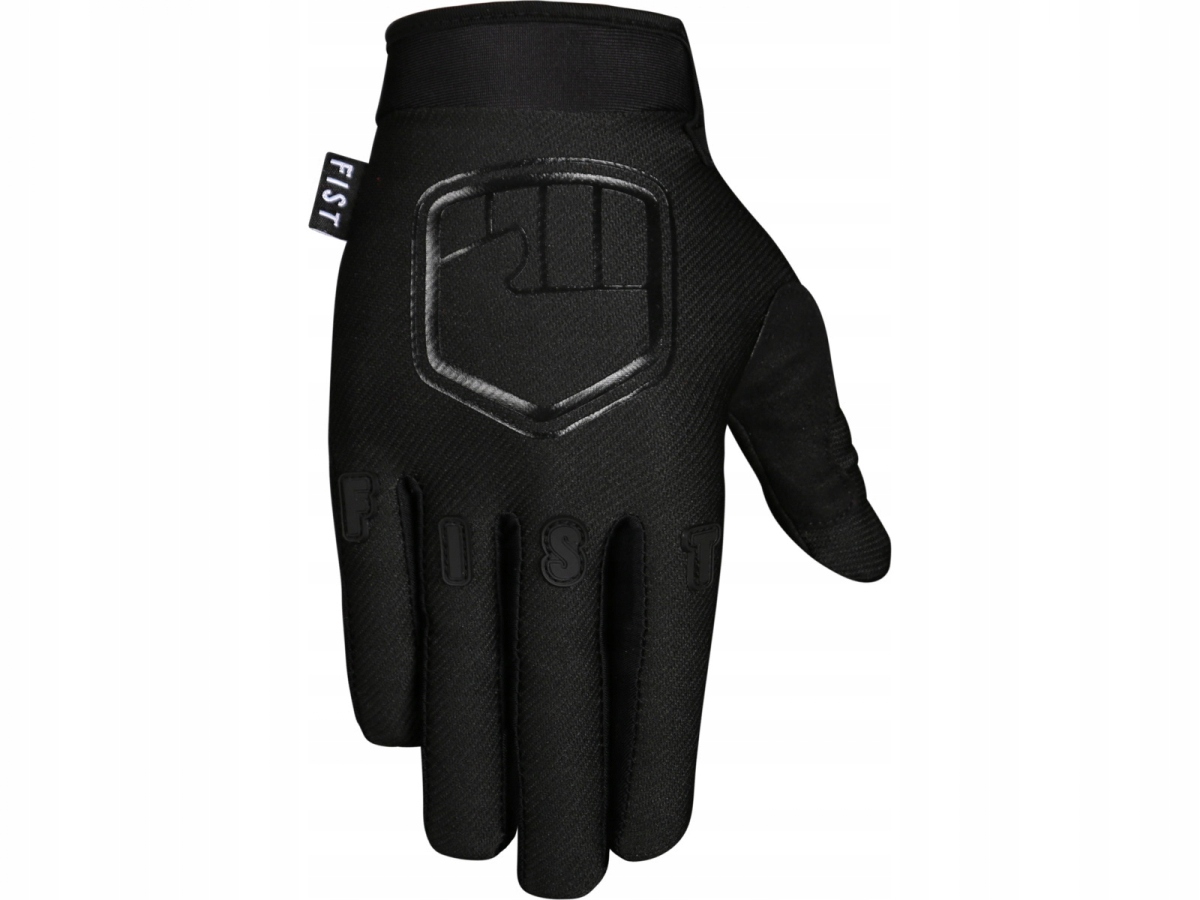 Cyklistické rukavice Fist Black Stocker XXL černé