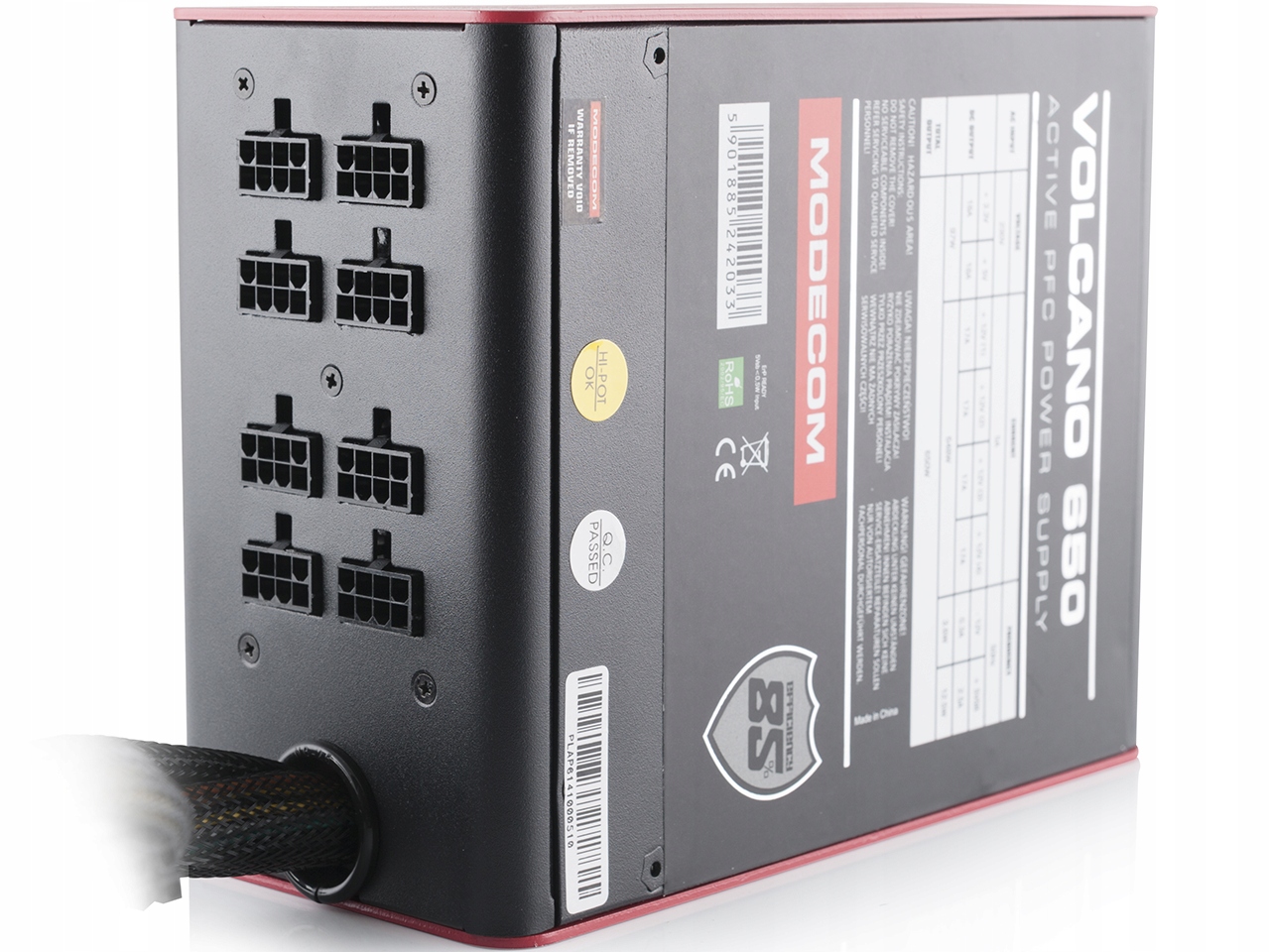 

Zasilacz Modecom Volcano 650W Modularny 80+ Bronze