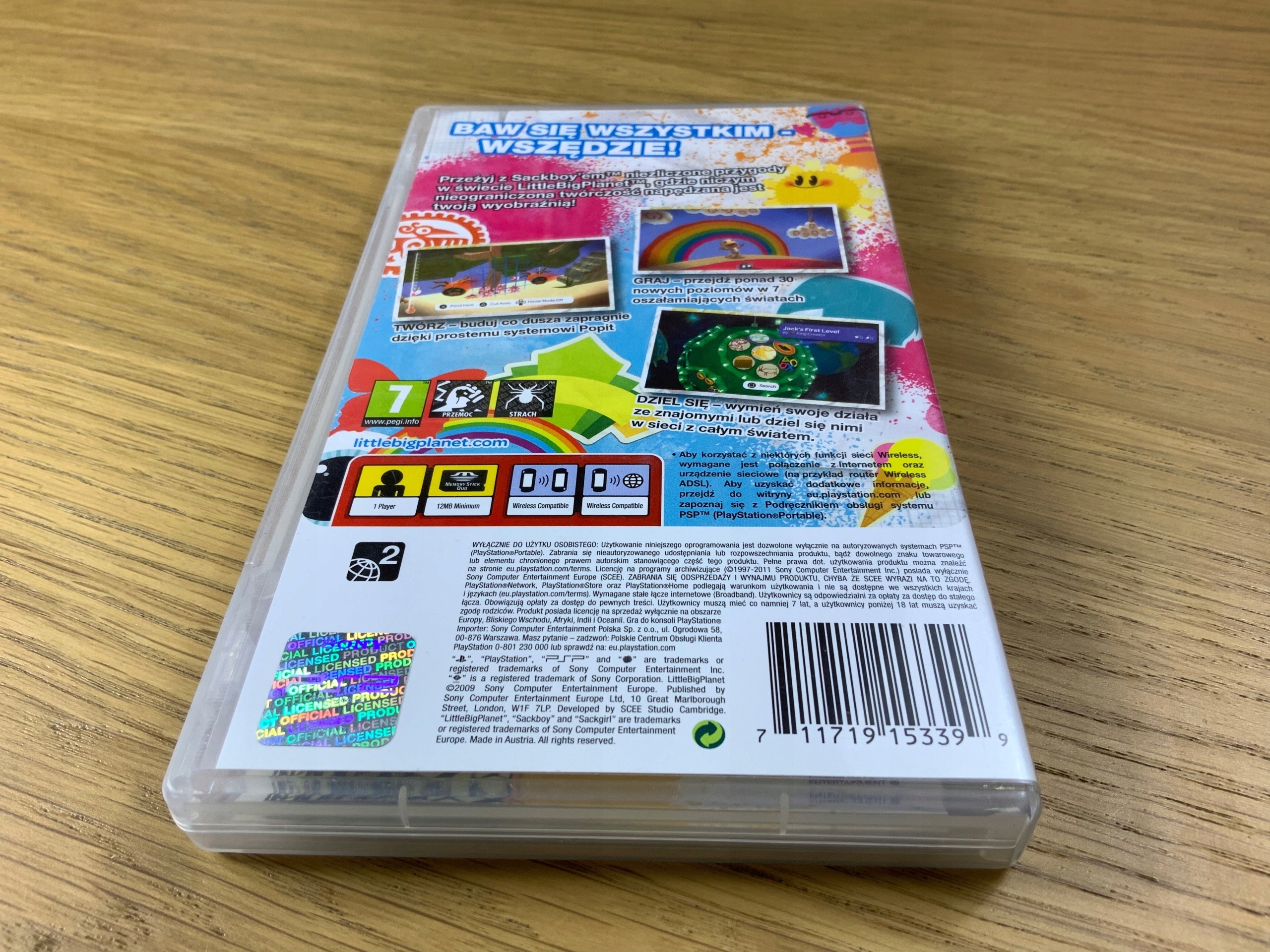 LITTLE BIG PLANET komplet PL PSP Producent Ubisoft Blue Byte