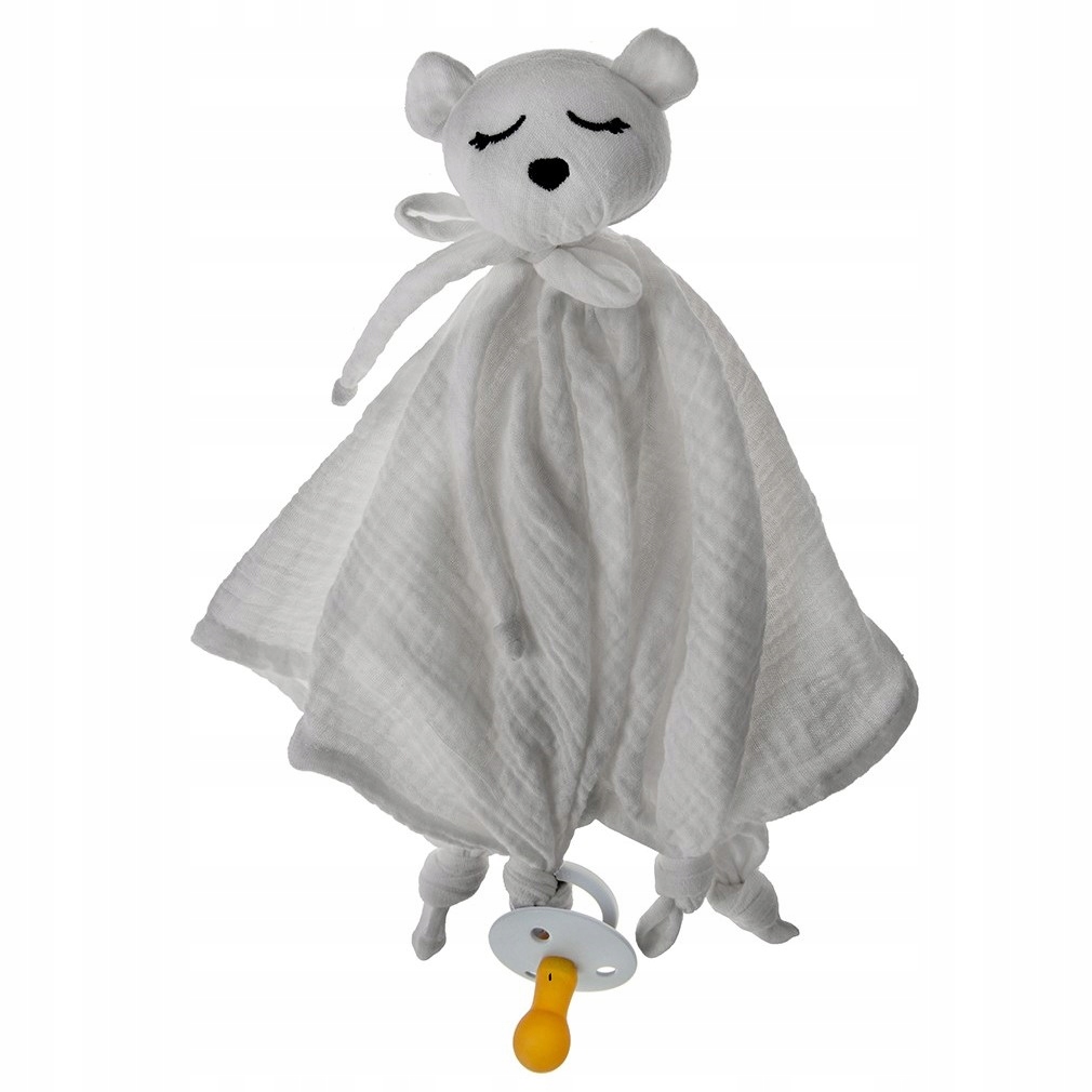 

Babysteps Miś przytulanka muślinowa doudou Grey