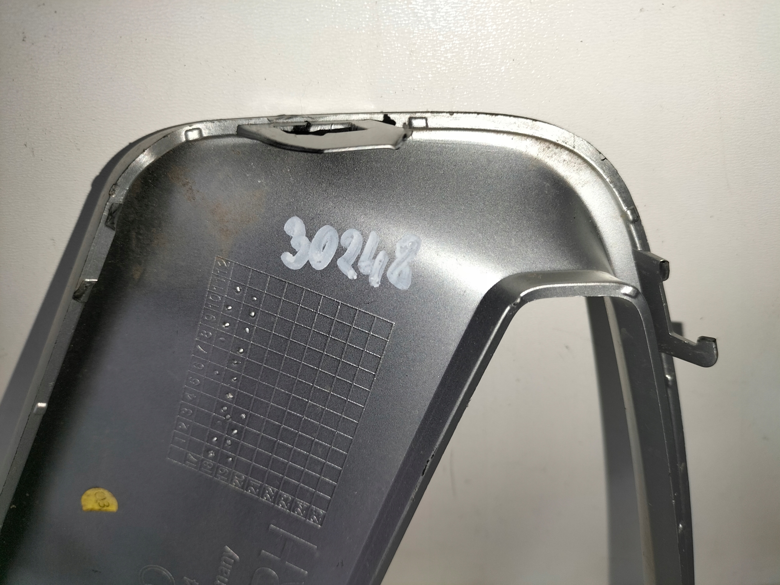 grille grid of a bumper right AUDI A7 C8 18- S-LINE