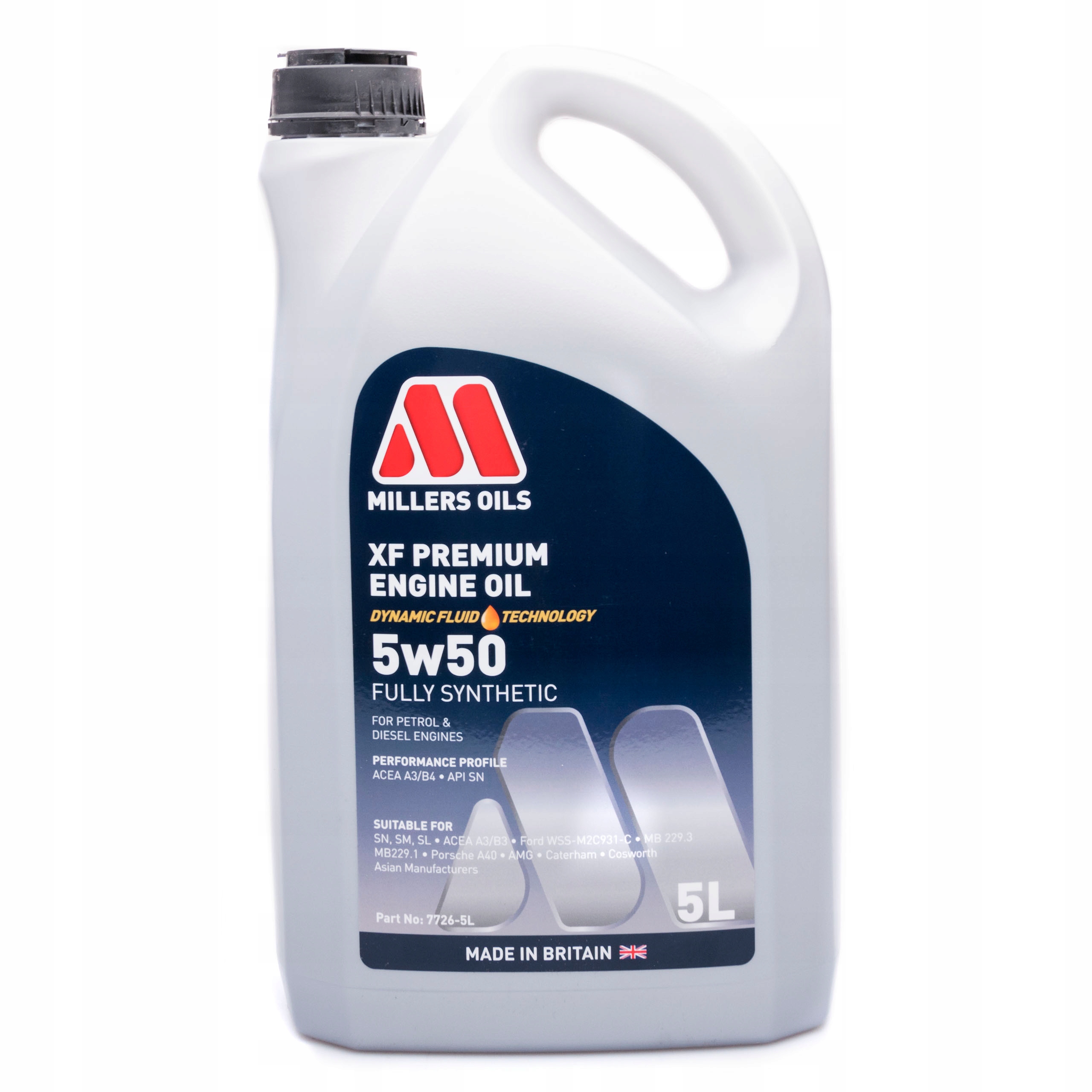 

Millers Oils Xf 5w50 Long Life 5L