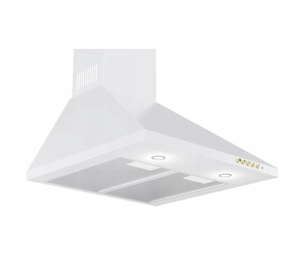 Okap kominowy Akpo WK-4 Classic Gold 50 biały