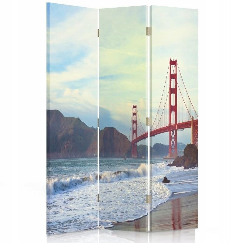 Obojstranný otočný paraván Golden Gate Bridge 110x170
