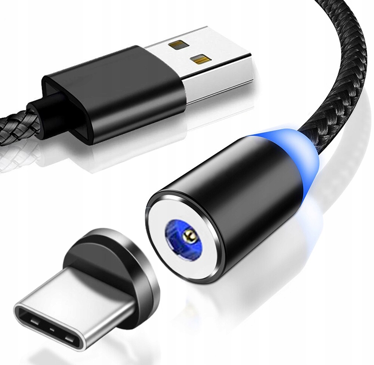 

Wzmocniony Długi Magnetyczny 2M Kabel Usb Typ C