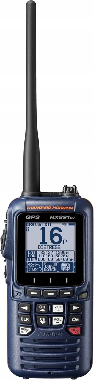 Standard Horizon HX-891E BT NAVY BLUE RADIO MORSKIE z Bluetooth 6W GPS DSC