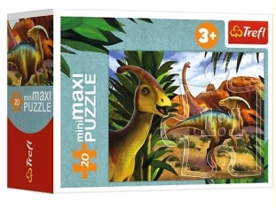 

Puzzle 20 Mini Maxi Poznaj Świat Dinozaurów Trefl
