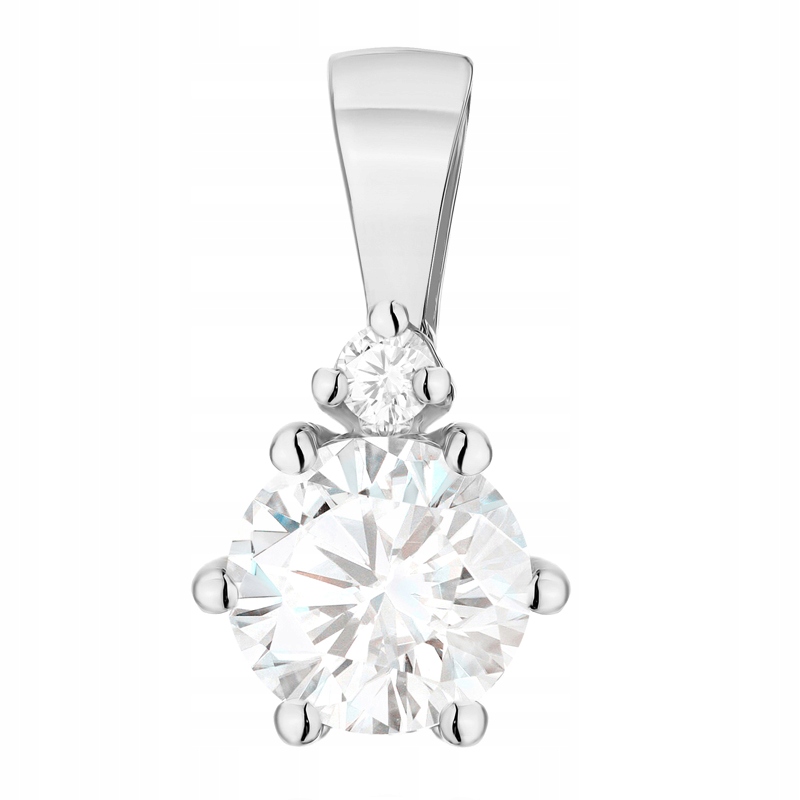 Zlatý Přívěsek Dámský pr. 585 14k Klasický laboratorní diamant 0,50ct