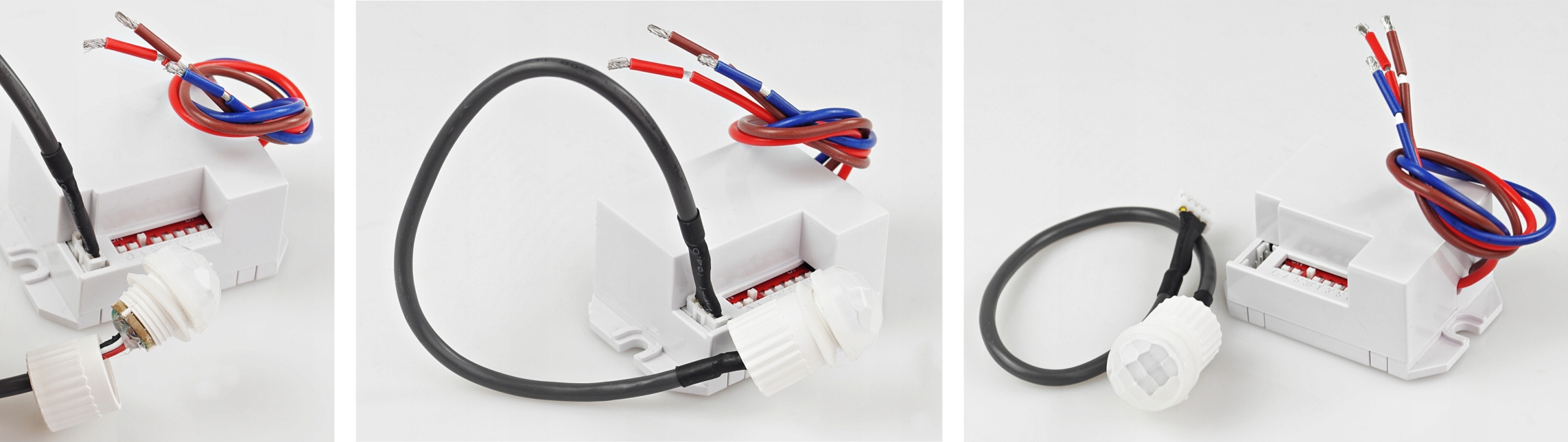 MINI CZUJNIK CZUJKA RUCHU 360° LED SONDA ZMIERZCHU SENSOR PIR 230V Marka 6th-SENSE