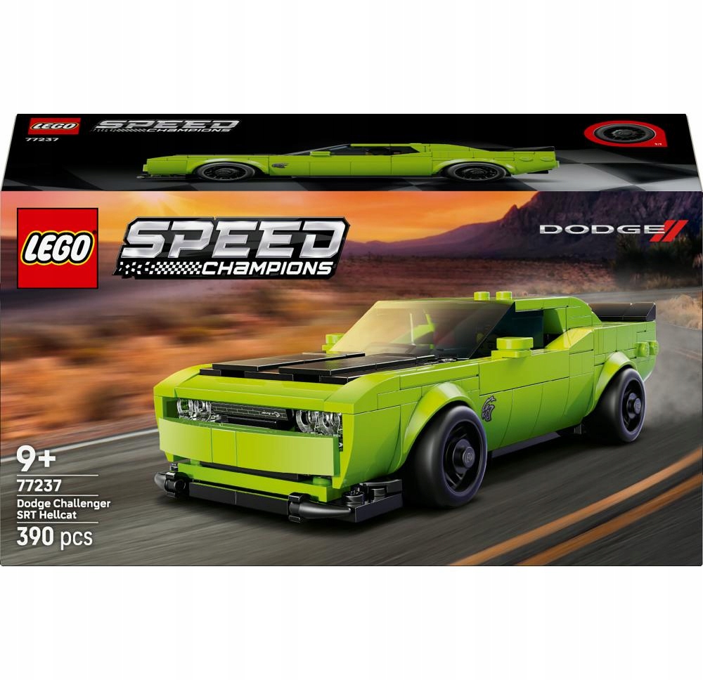 Lego Speed Champions Sportovní vůz Dodge Challenger Srt Hellcat 77237