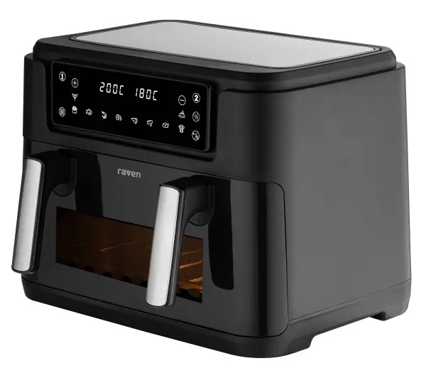 Frytkownica Beztłuszczowa Air Fryer Taca Ociekowa Separator Mocna 2400W 10L