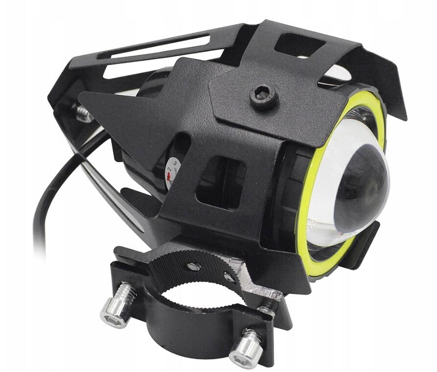 2x HALOGENY MOTOCYKLOWE LAMPY REFLEKTORY RING LED Dopasowanie do pojazdu produkt dedykowany