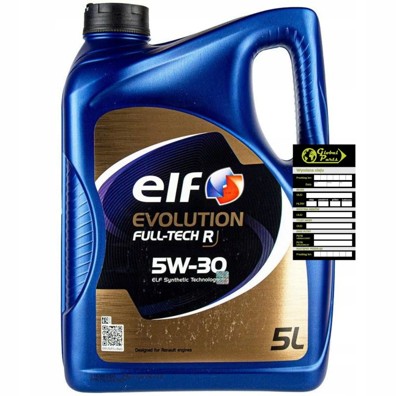 

Olej Elf 5W-30 Evolution Full-tech R RN17 5L