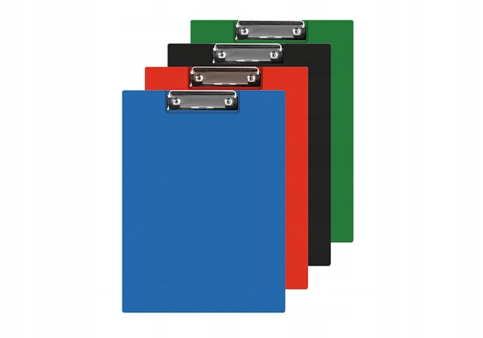 TECZKA - PODKŁADKA A4 DO PISANIA Z KLIPSEM - ZAMYKANA, NIEBIESKA Marka inny