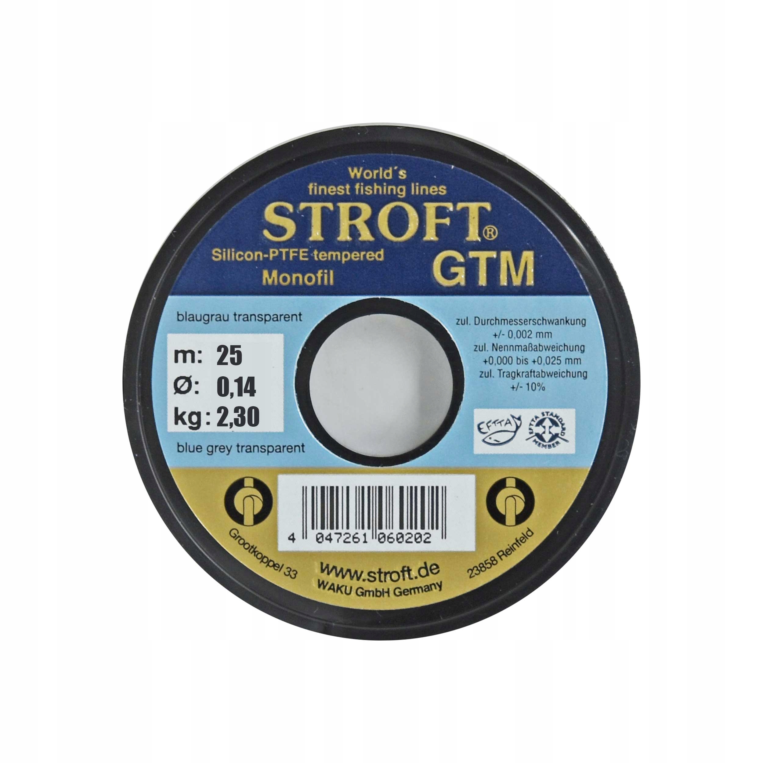 

Żyłka Stroft "gtm" 0.14 mm 25 m
