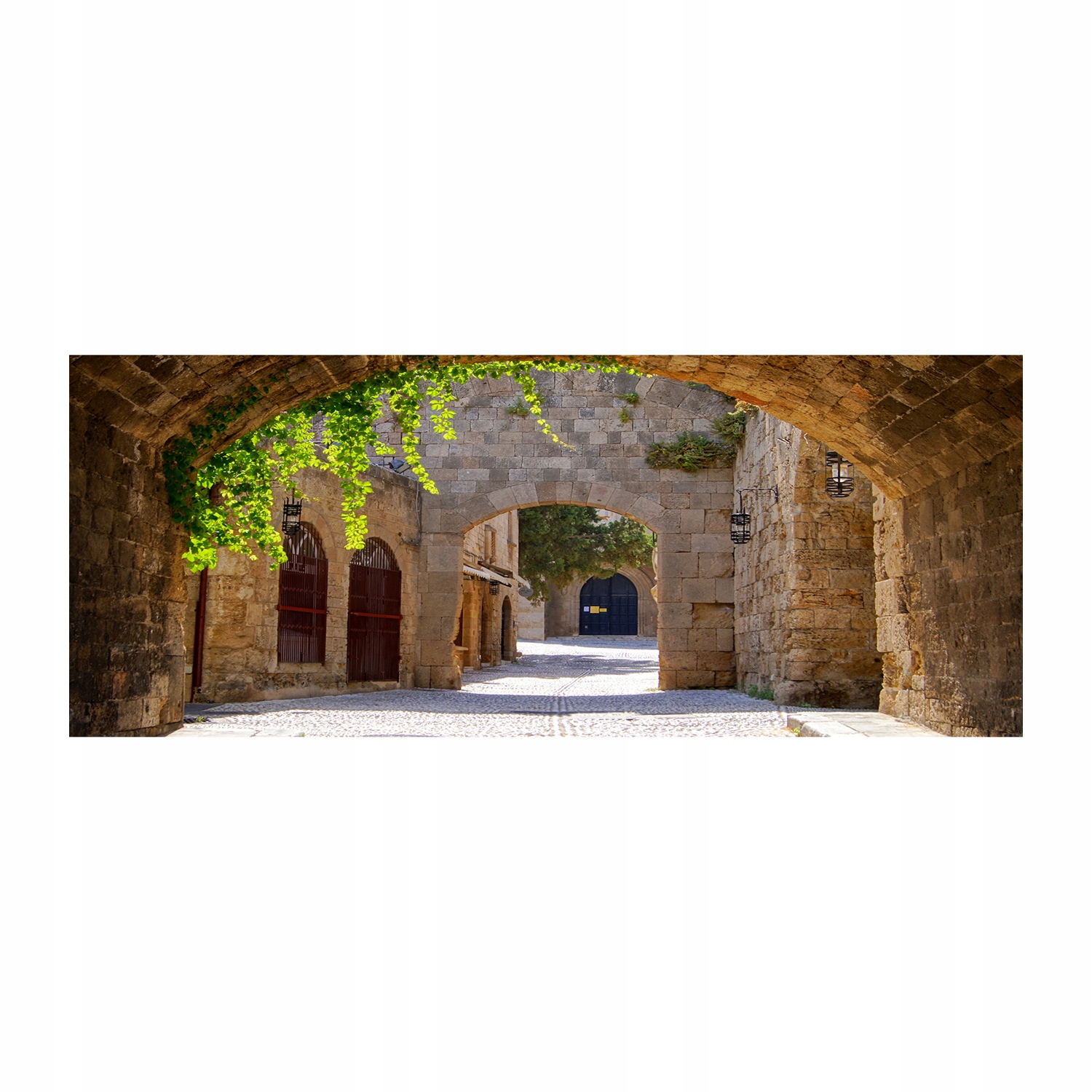 

Foto obraz szkło akryl Urokliwe uliczki 125x50 cm