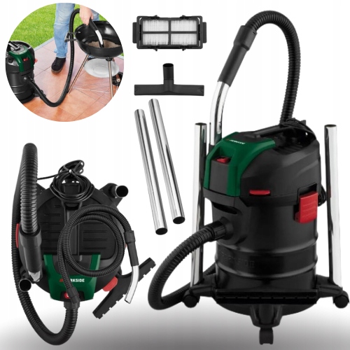 Vysavač Parkside Pas 20 A1, 2 V 1, 1000 W, 17 kPa