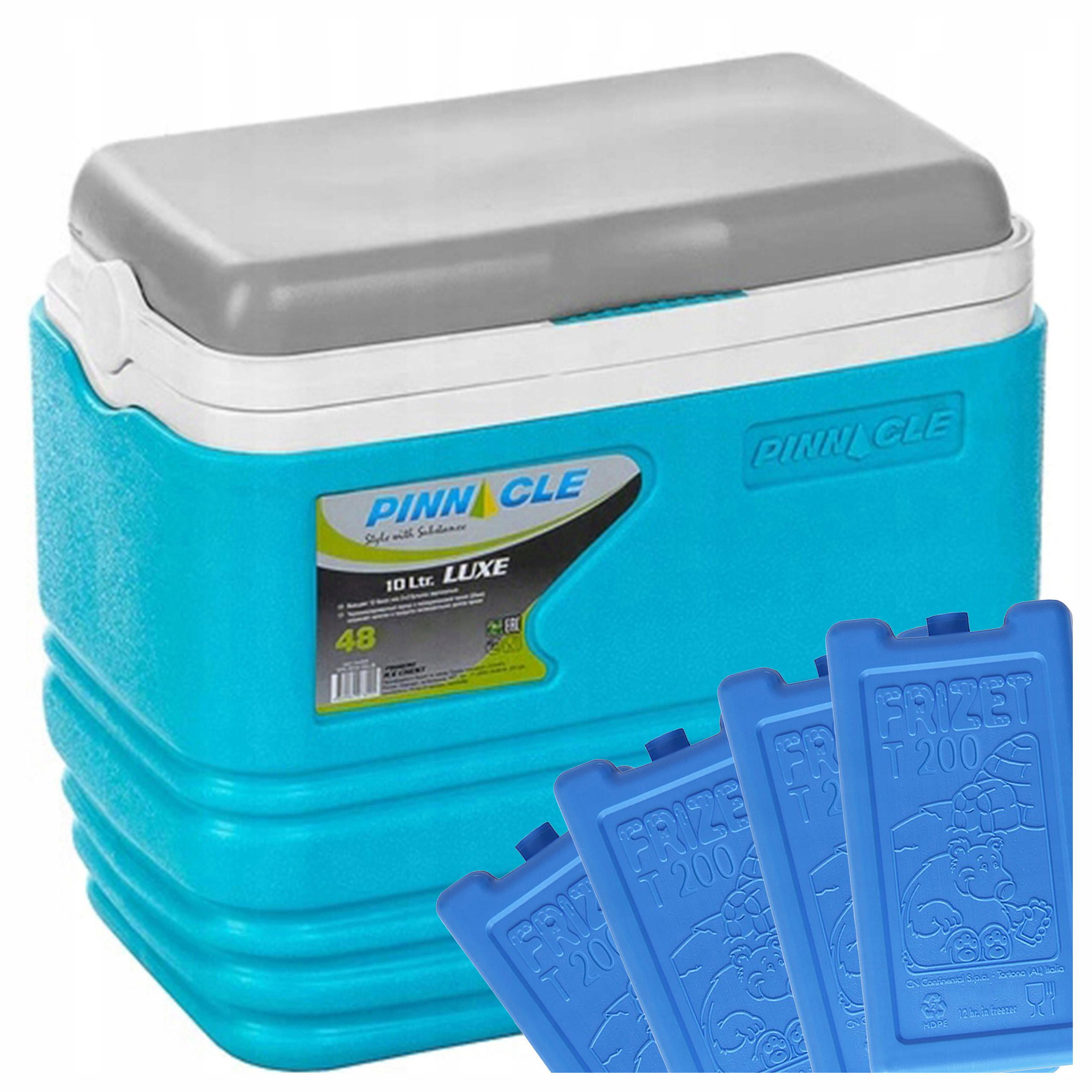 Sada kempingová lednička Pinnacle Tpx 7013 10L Tyrkysová 4 gelové náplně