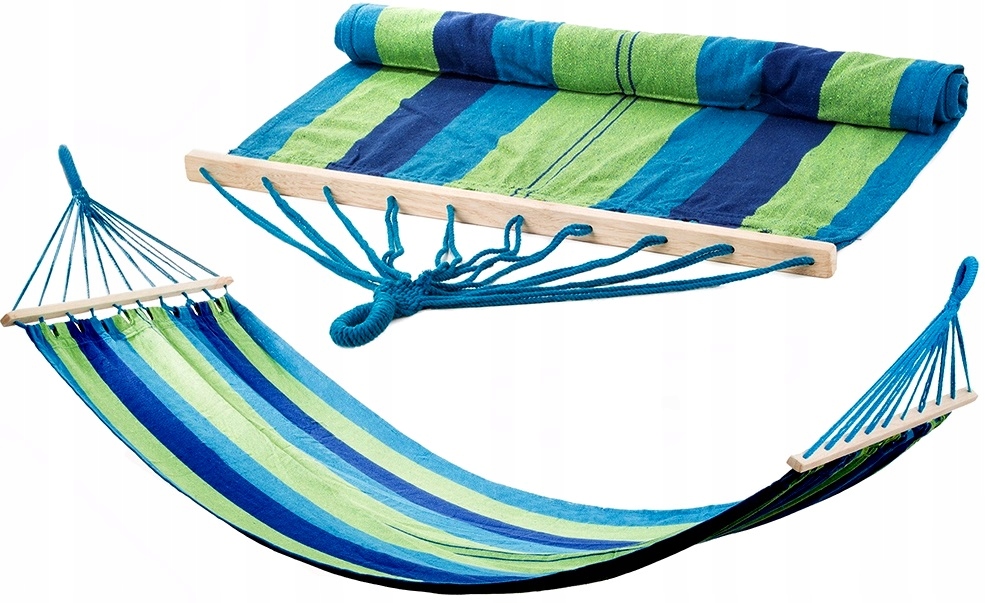 

Hamak Ogrodowy Stelaż Linki 200x80 150 Kg Bujak XL