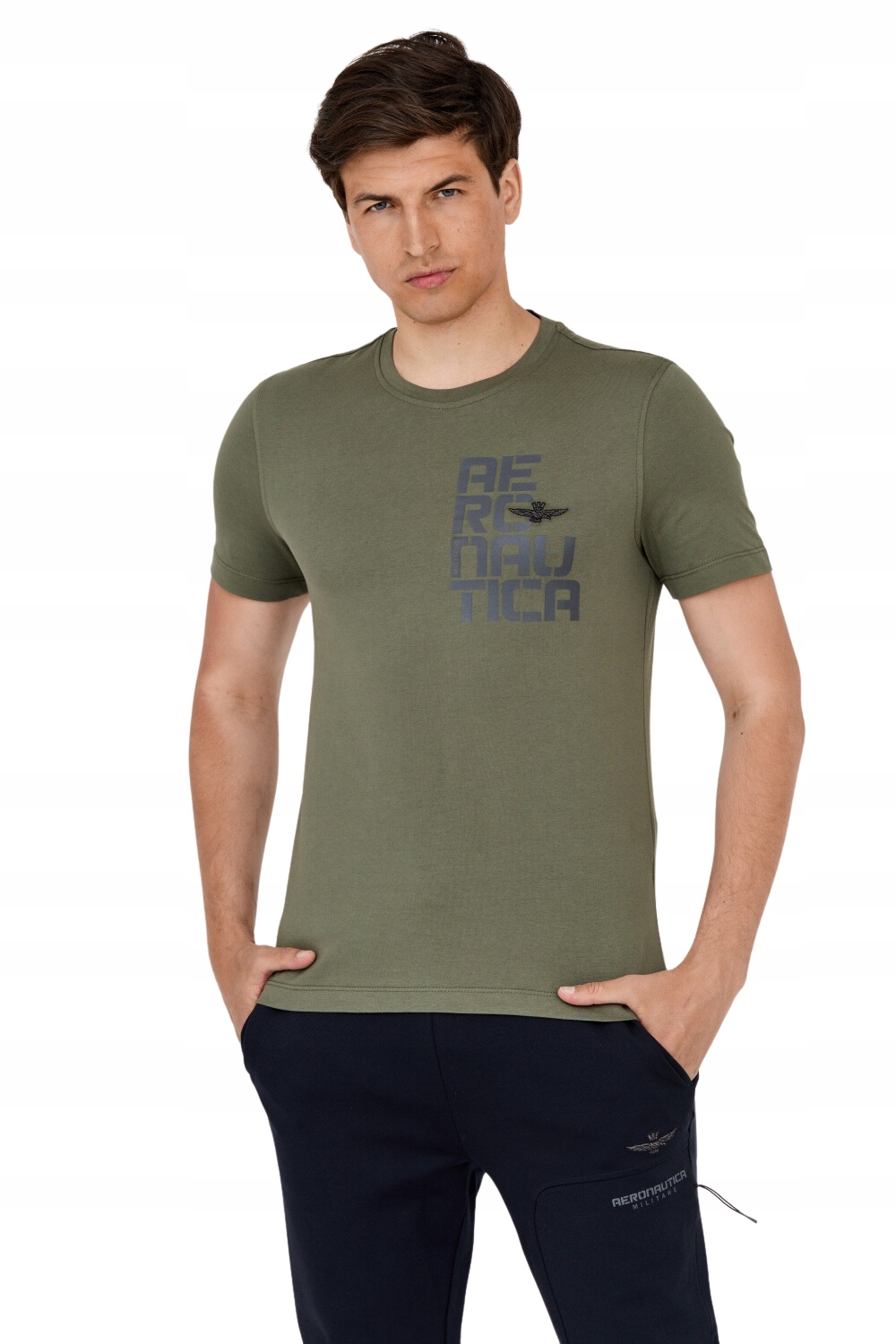 Aeronautica Militare Zelené pánské tričko M