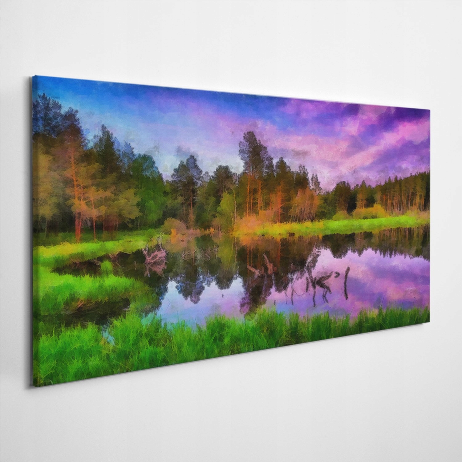 

Zdjęcie na foto-obrazie Woda Drzewa Trawa 120x60