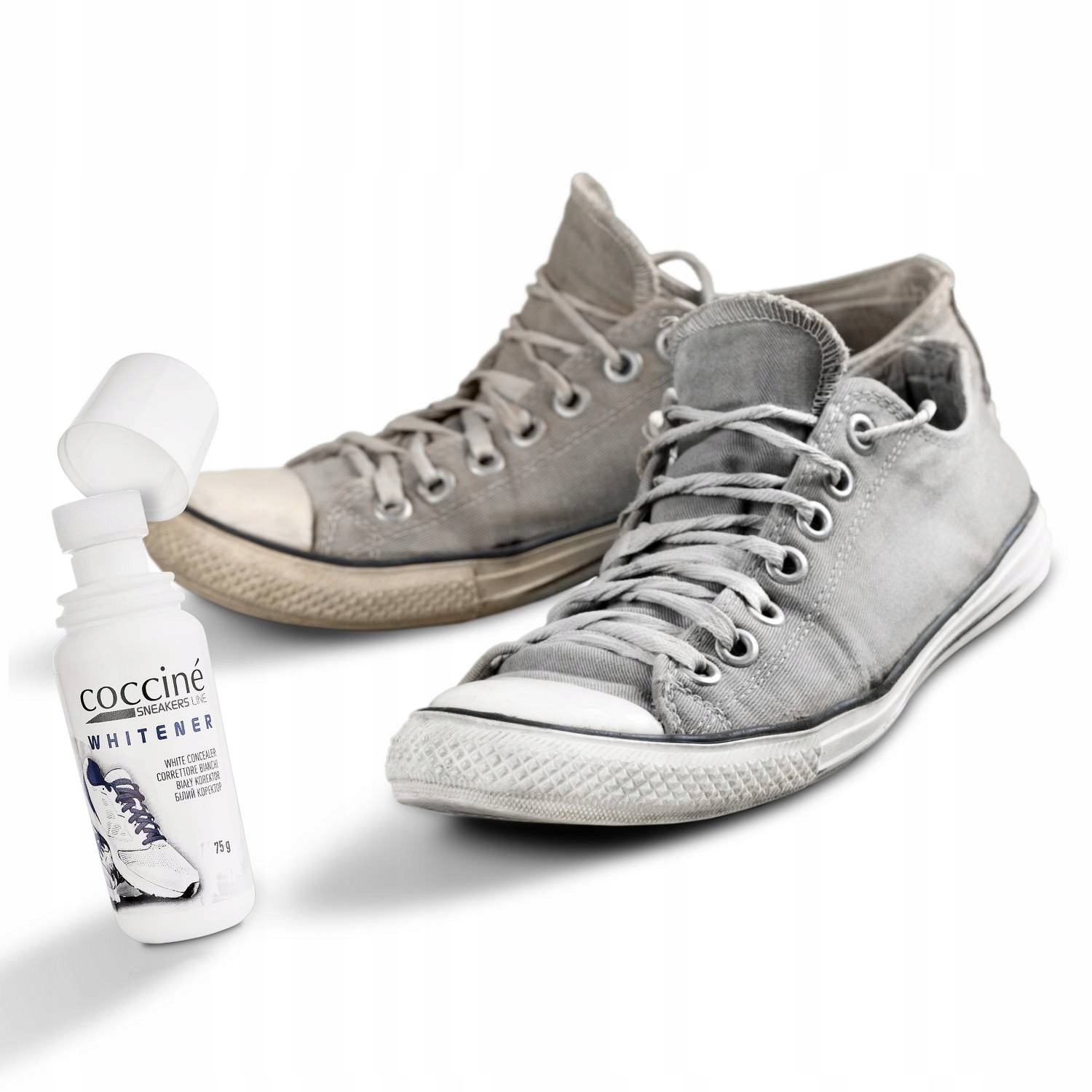 Pasta do Butów Korektor do Białych Butów Sneakers Cleaner 75 ml Stan opakowania oryginalne