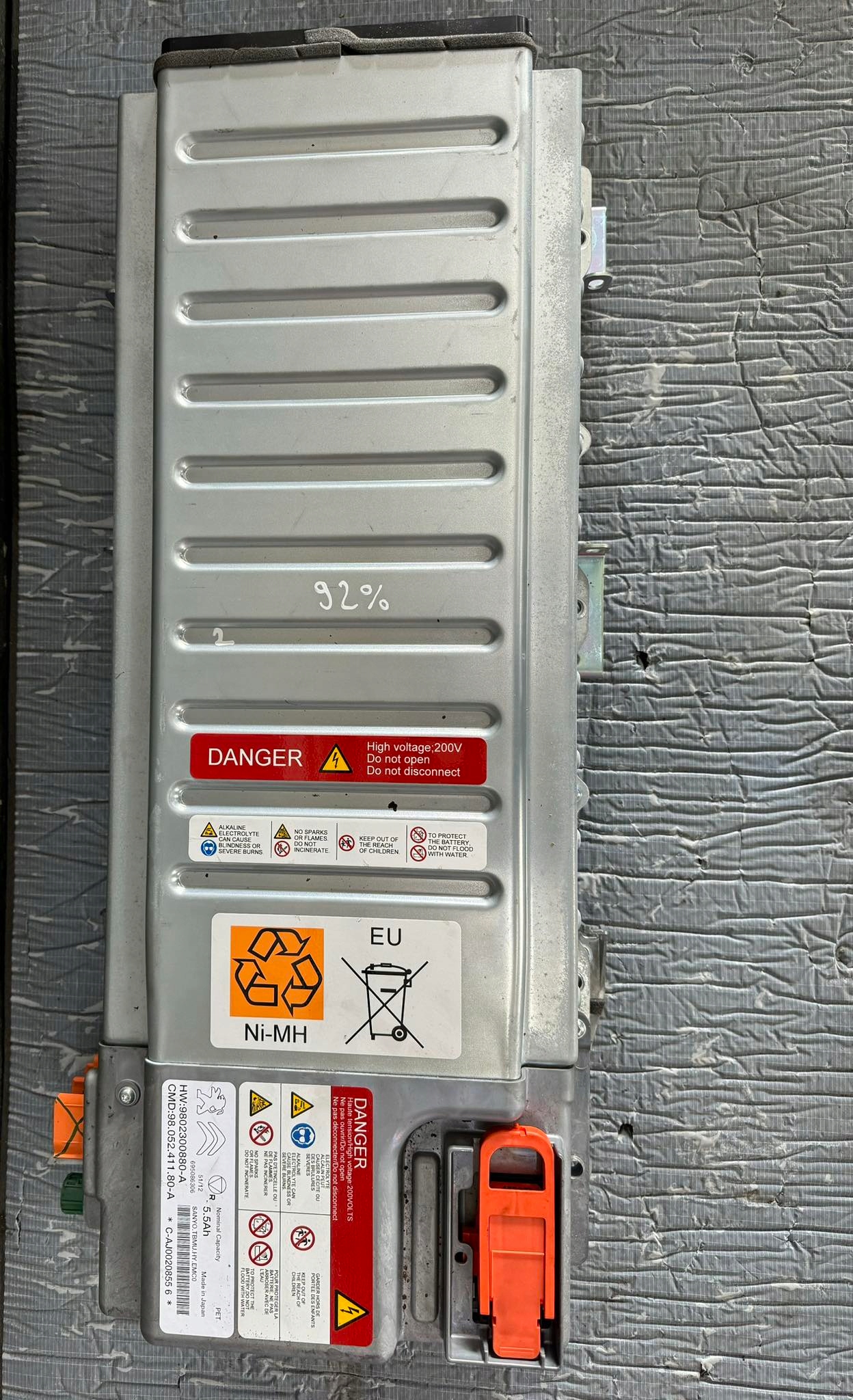 BATERIA AKUMULATOR 92% CITROEN DS5 2.0 HDI HYBRID 9802300880