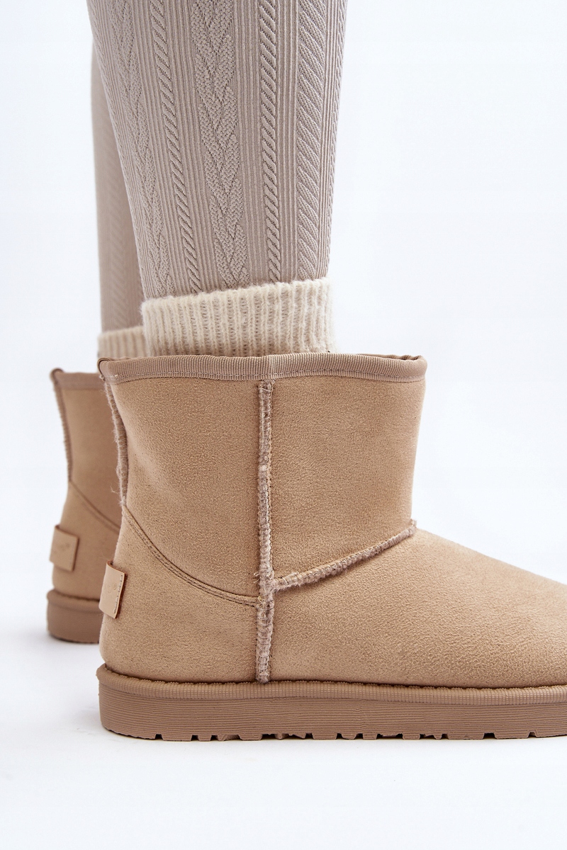 ŚNIEGOWCE DAMSKIE CROSS JEANS MM2R4023C BEŻOWE 41 Kolor podeszwy beżowy