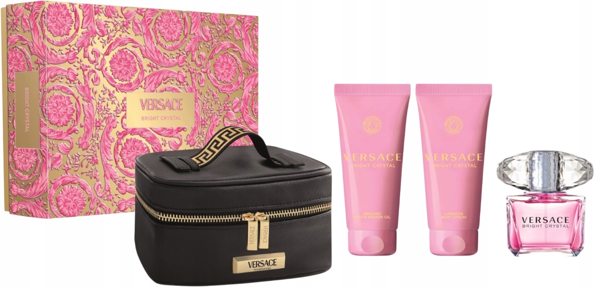 Zestaw damski Versace Woda toaletowa+ Balsam+ Żel+Kosmetyczka