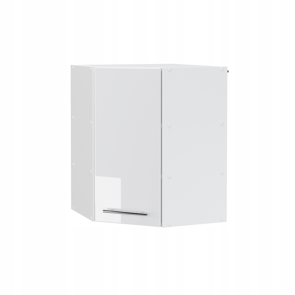 NAROŻNA SZAFKA WISZĄCA FAME-LINE 57CM BIAŁY VICCO