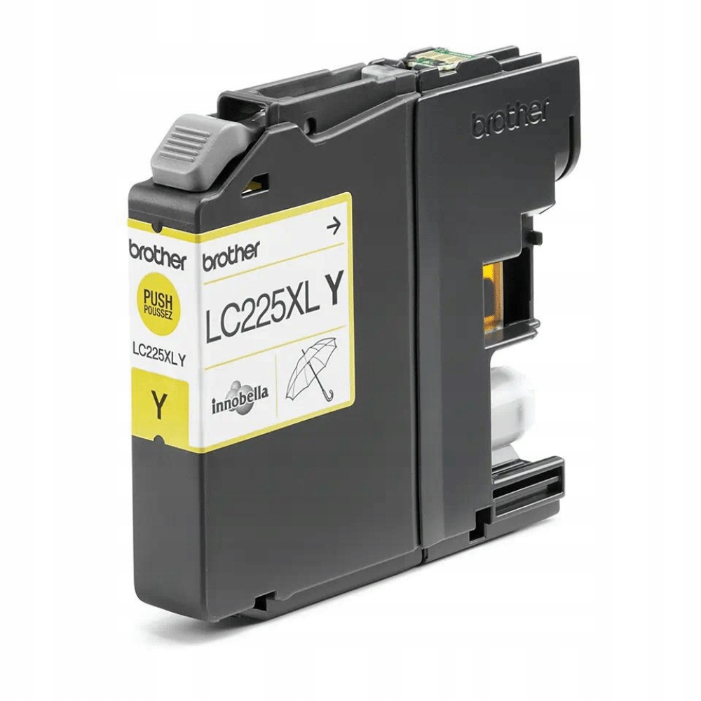 Inkoustová náplň Brother LC-225XLY, 1200 stran žlutá