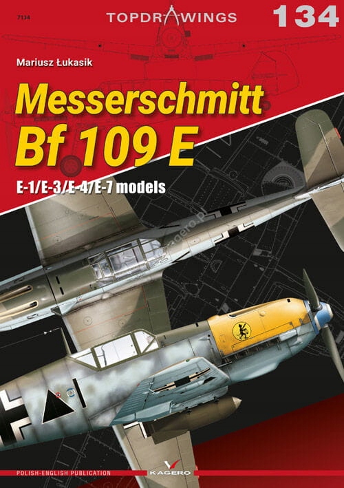 Vrchní Výkresy 134 Modely Messerchmitt Bf 109 E-1/E-3/E-4/E-7