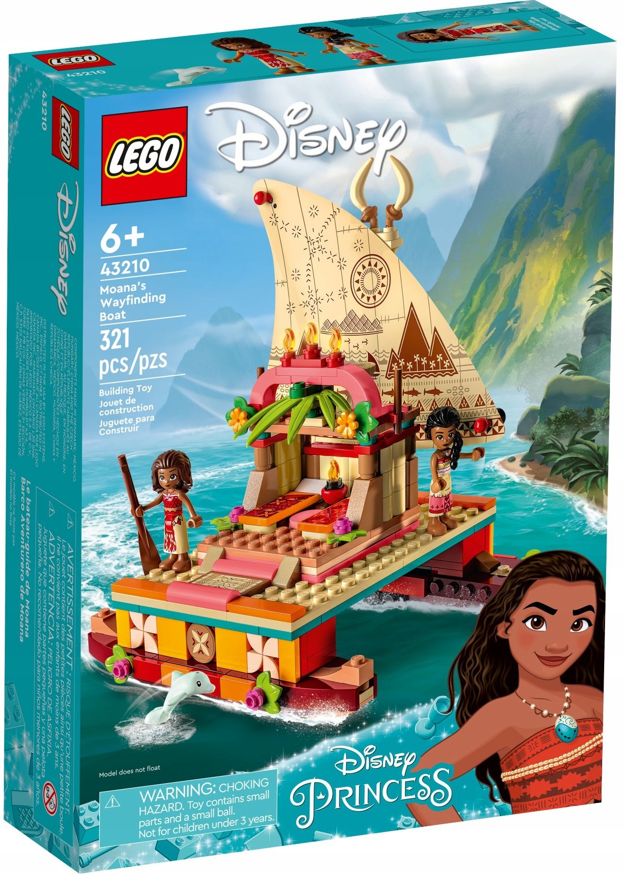 LEGO Disney Vaiana 43170 Oceaniczna przygoda Vaiany 🌊🏝 RECENZJA i SPEED  BUILD 