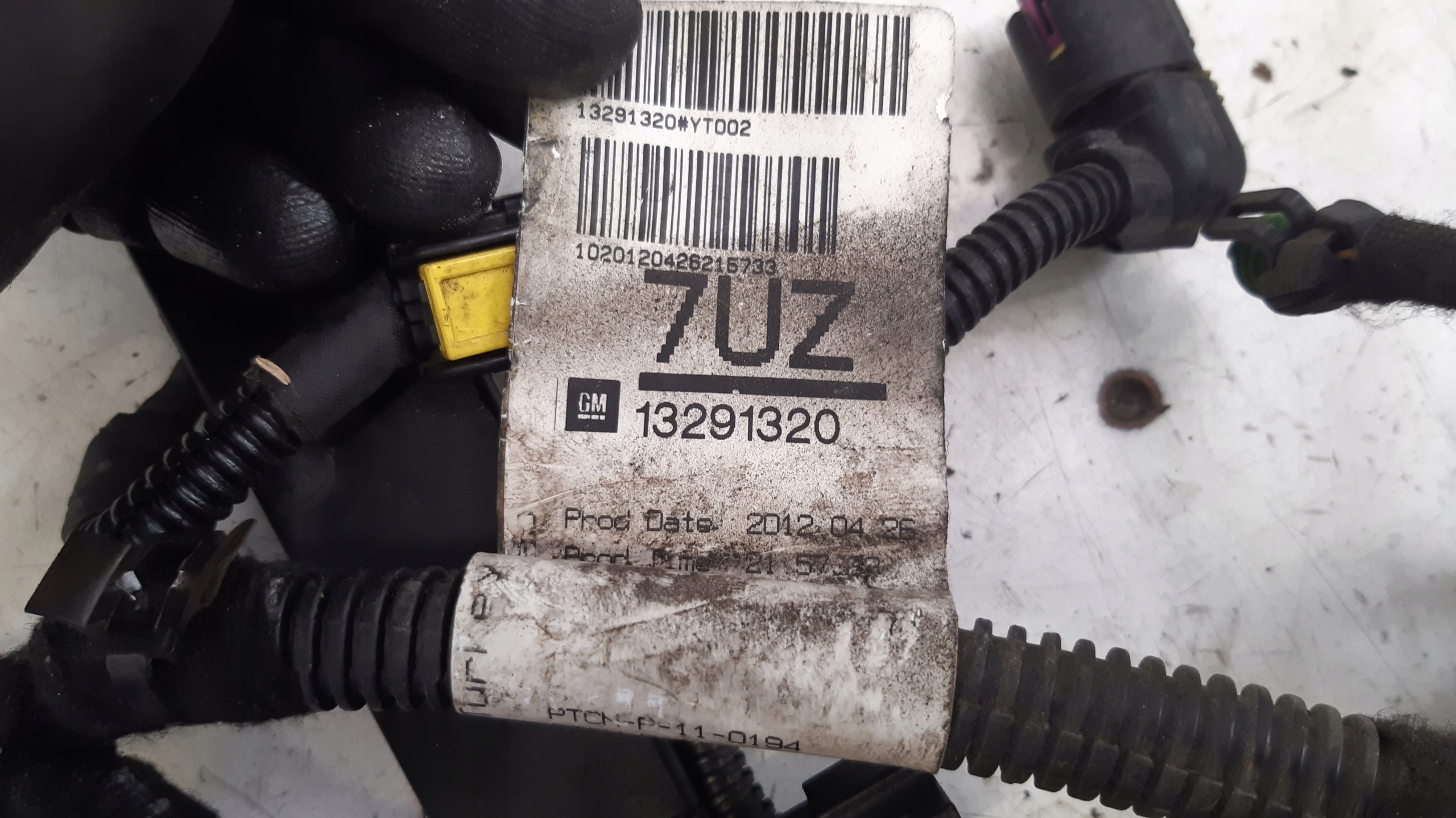 cablaggio Motore cablaggio 13291320 Opel Astra J