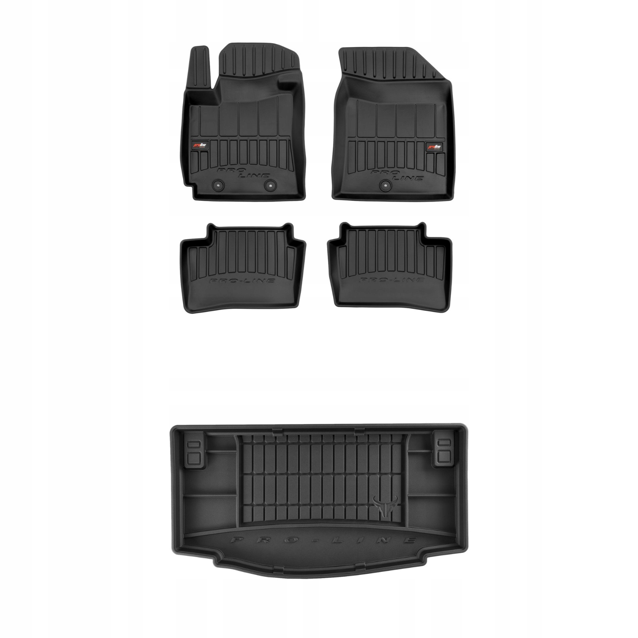 Sada gumových koberců a rohoží pro Hyundai i10 II 2013-2019